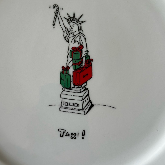 Humorous Christmas Plates - Set of Four - Picture 4 of 10